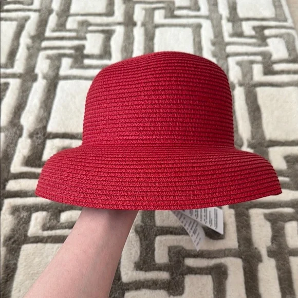 Red Bucket Hat - Picture 4 of 6